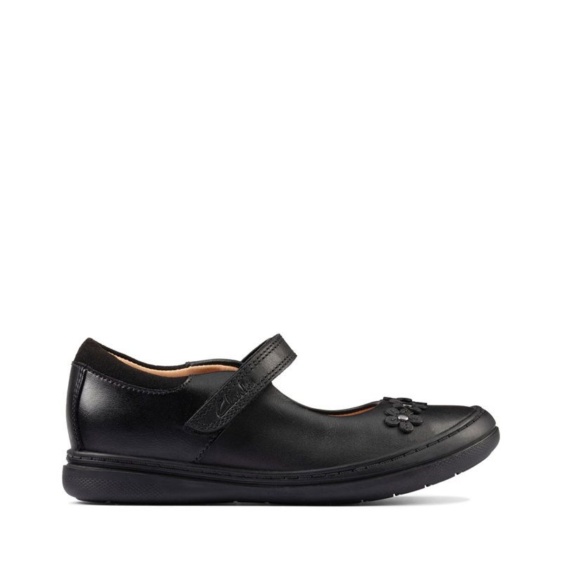 Pantofi Clarks Copii Negrii - Scooter Jump - 324589-ORX